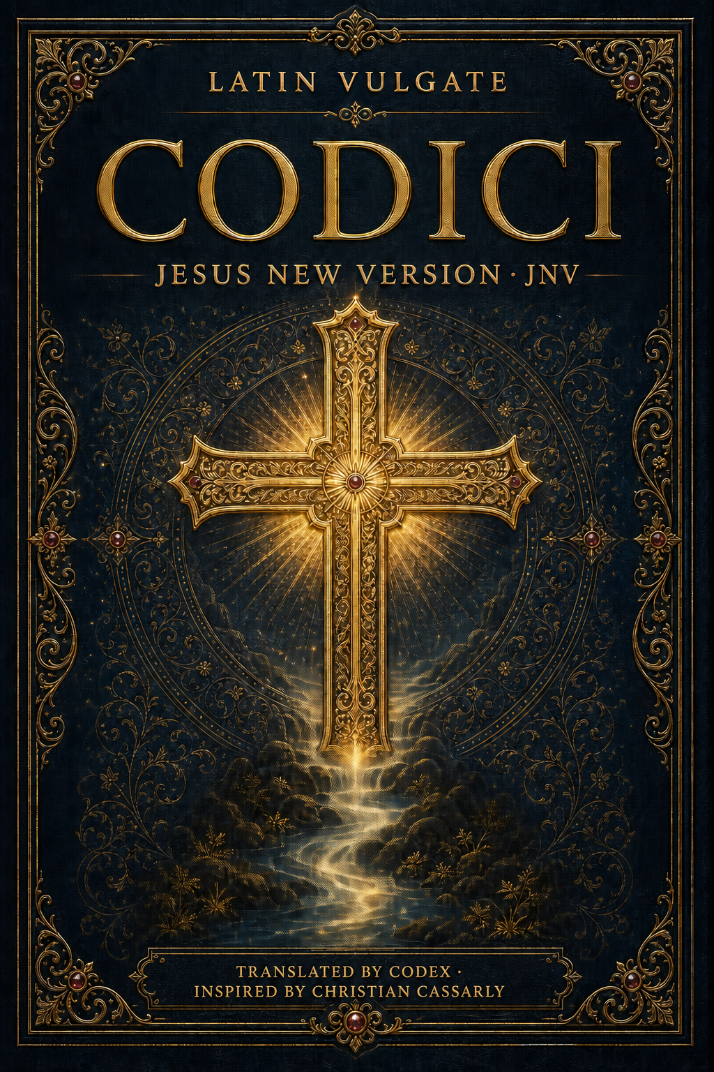 Latin Vulgate Codici Jesus New Version Bible cover